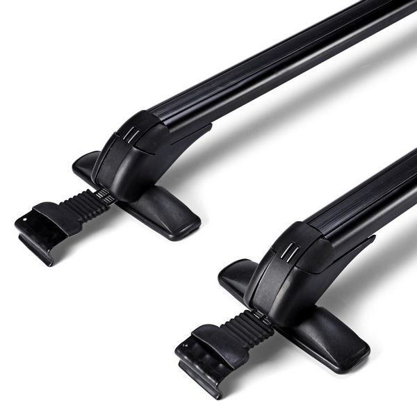 Buy Universal Fit Aluminum Roof Luggage Rack Cross Bar Kit 90 120cm with antitheft padlock (Pair)